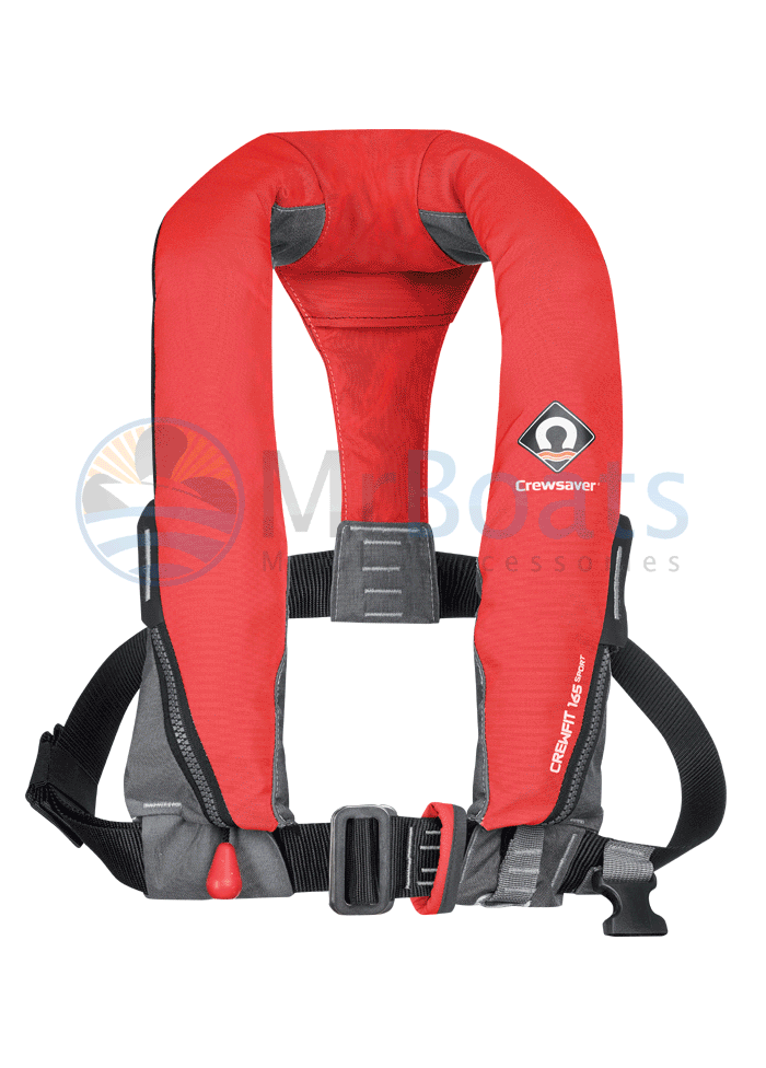 Crewsaver Sport Manual Inflatable Lifejacket Navy Blue Mr. Boats